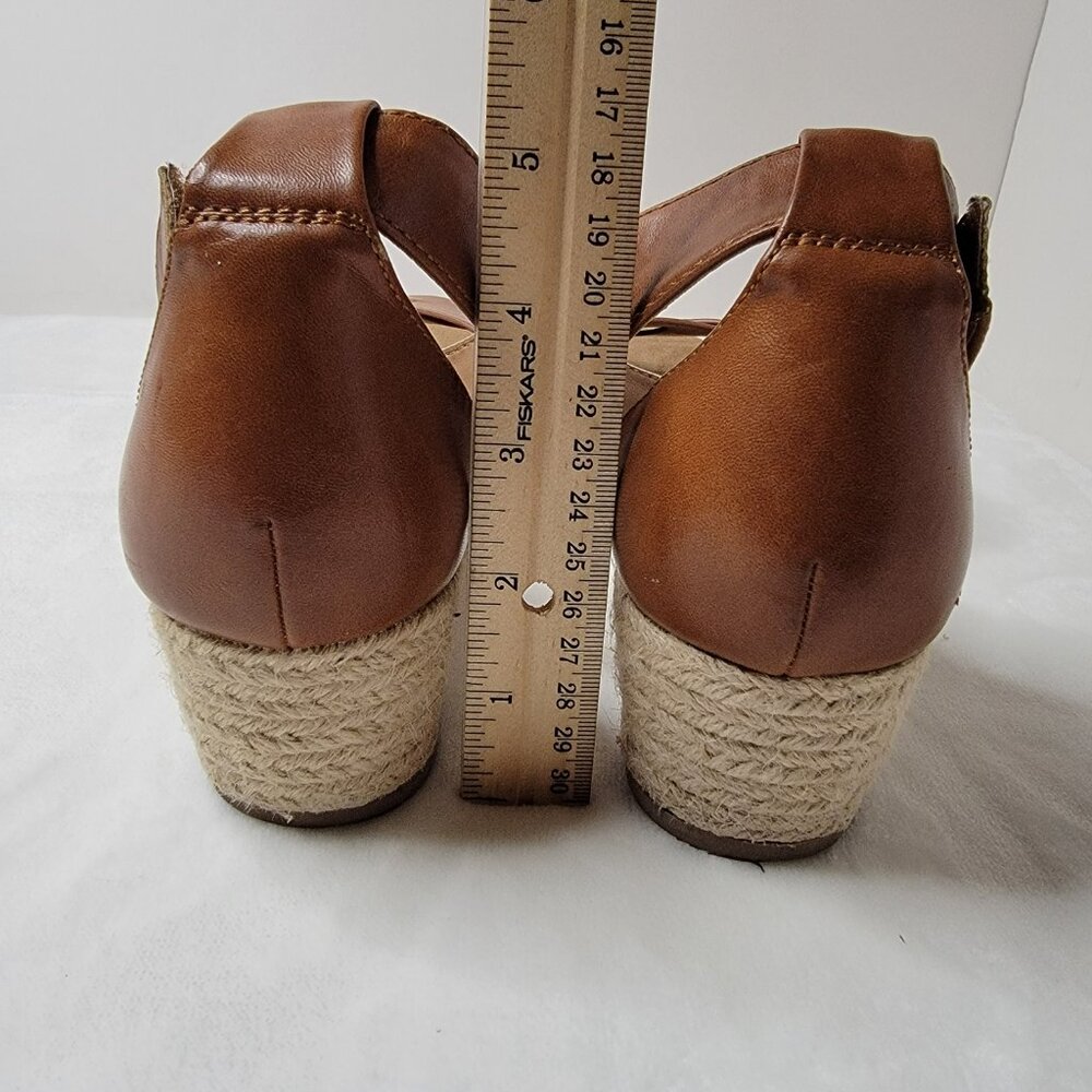 Michael Shannon Sylvie Espadrilles Platform Ankle Strap Wedges Sandals size 9.5 - Picture 5 of 11